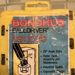 Bondhus BallDriver Hex Tools
