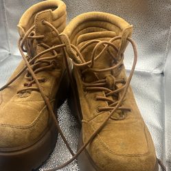 Forever 21 Boots.  Beige and tan suede. $15 each Both $25!👢👢🥾🥾