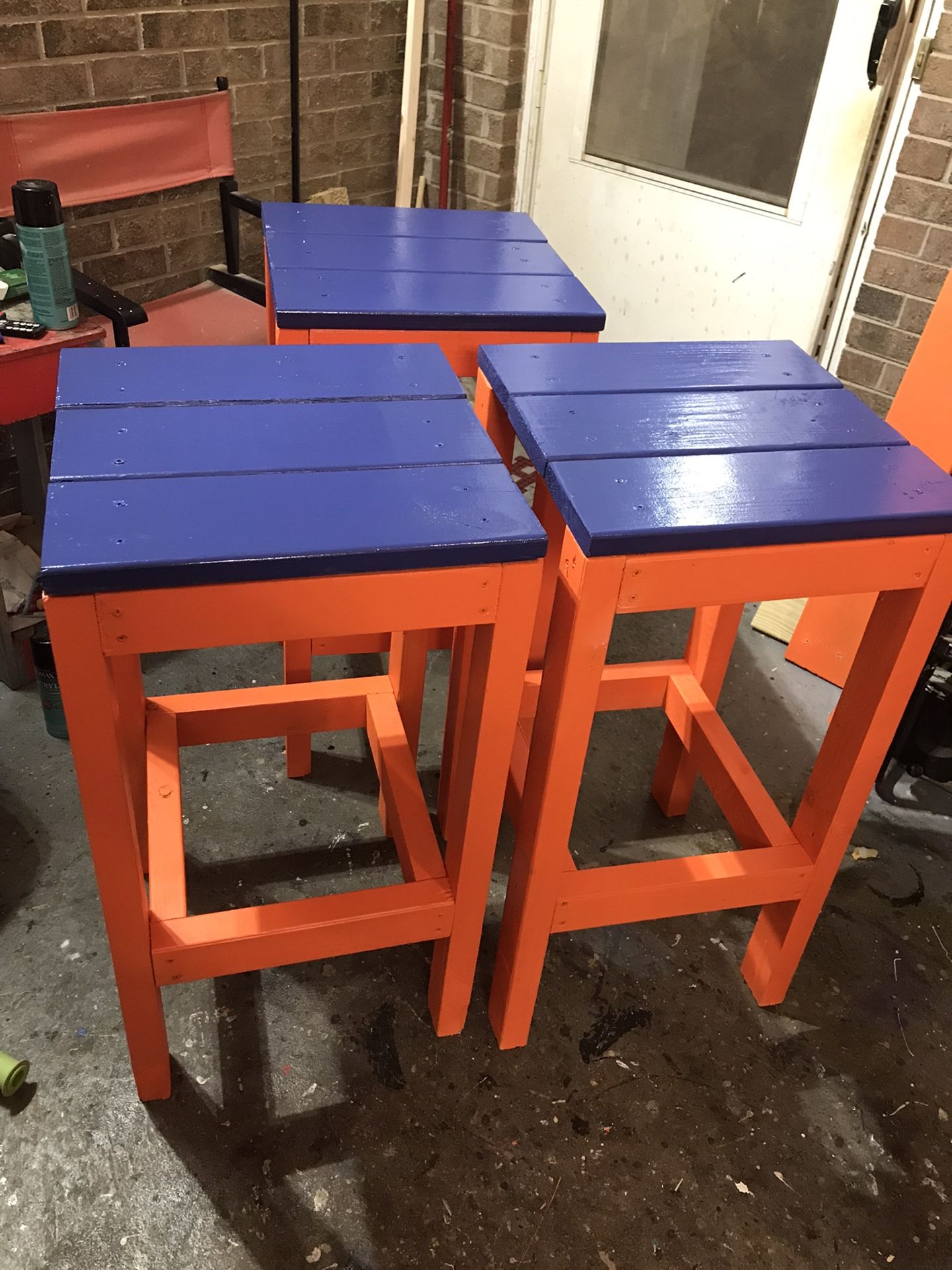 Colorful Bar Stools….4 For $290 Your Choice Of Colors
