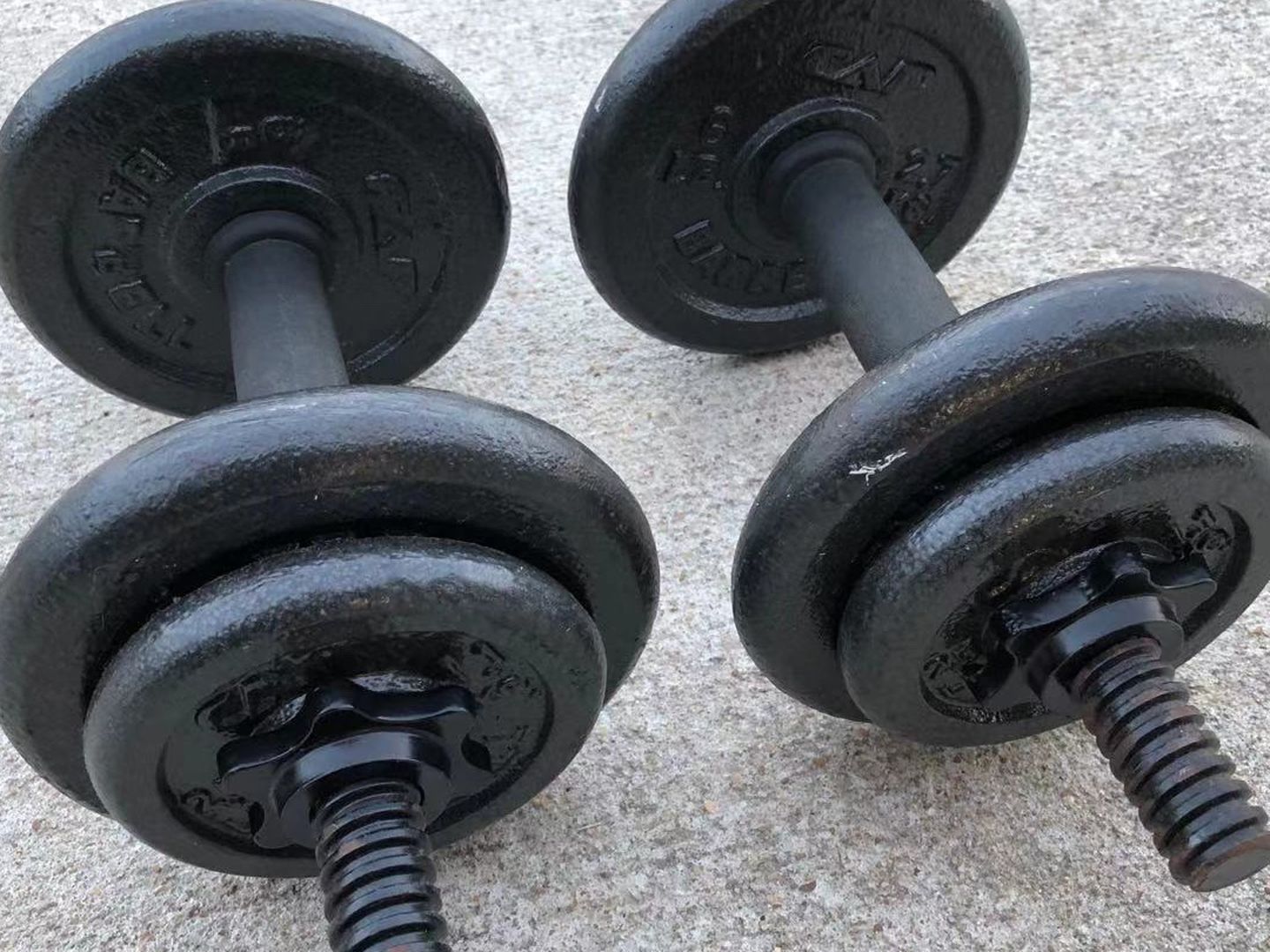 40lb CAP iron dumbbell adjustable