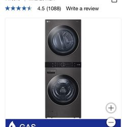 LG WashTower Single Unit GAS