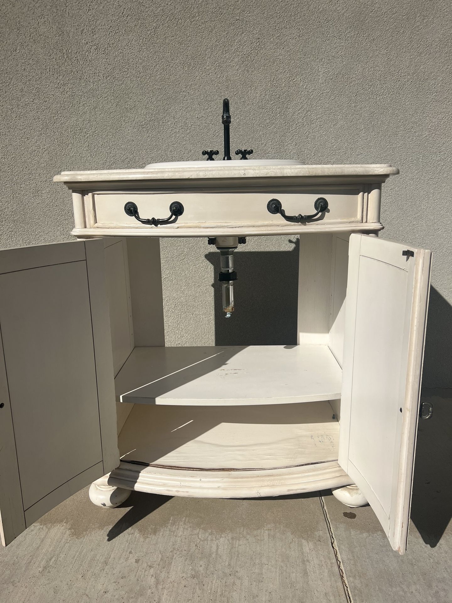 Bathroom Vanities With Mable Countertops (2) for Sale in Bakersfield, CA OfferUp