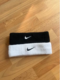 Black and White Nike Headbands