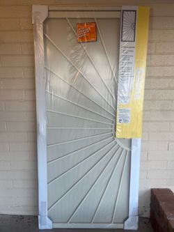 Security screen door