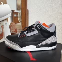 Jordan 3 Black Cement Size 11 (2024 Release)