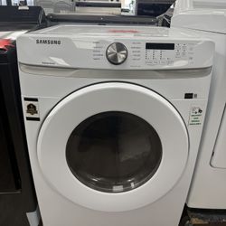 Samsung - 7.5 Cu. Ft. Stackable Electric Dryer with Sensor Dry - White Model: DVE45T6000W