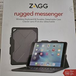 Zagg Rugged Messenger Ipad Wireless Keyboard Case 