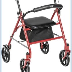 Drive Medical Rollator Walker with Seat