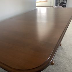 Solid wood, Amish Built dining Table