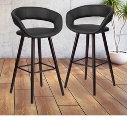 Black Counter Height Bar Stools 