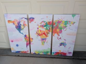 Colorful World Map