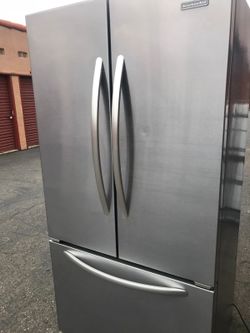 Refrigerator brand Kicheaid measures 36 wide and 70 high 3 months warranty delivery and installation