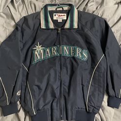 Majestic Authentic Collection Seattle Mariners Youth Baseball Jacket