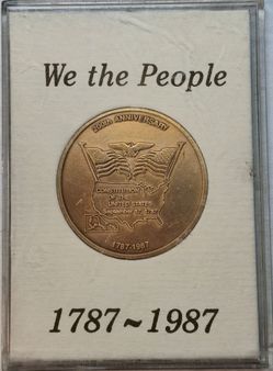 We the People 1(contact info removed) " 200th Anniversary Constitution of the United States Unc Gem