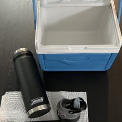 Cooler And Cup Both Brand New (Coleman)