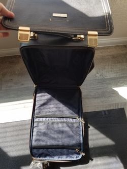 Brooks brothers genuine leather suitcase luggage carry on for Sale  