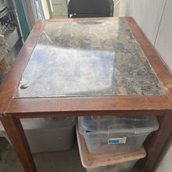 Small Wood Table 