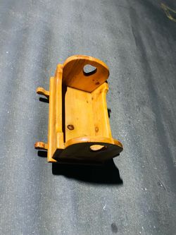 Unique Rocking Play Doll cradle, super heavy, solid, old-school wood