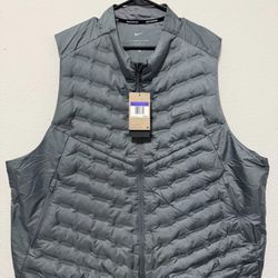 Nike Therma-FIT ADV Repel Aero Loft Down Running Vest Men Sz 3XL (FB7542-084) 