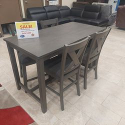 Miranda Dining Table W/4 Chairs---$399--- Wow!!-- No Credit Needed 