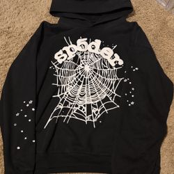 Real Black And White Spider Hoodie 