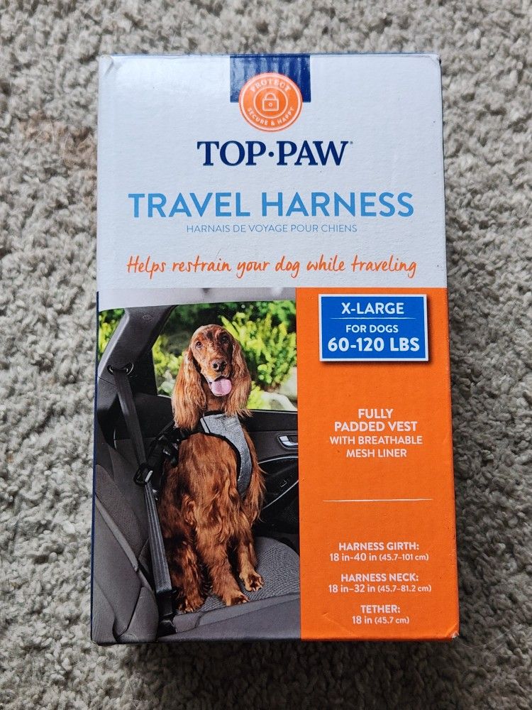 Top Paw Travel Harness XL