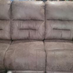 Brown Recliner Sofa