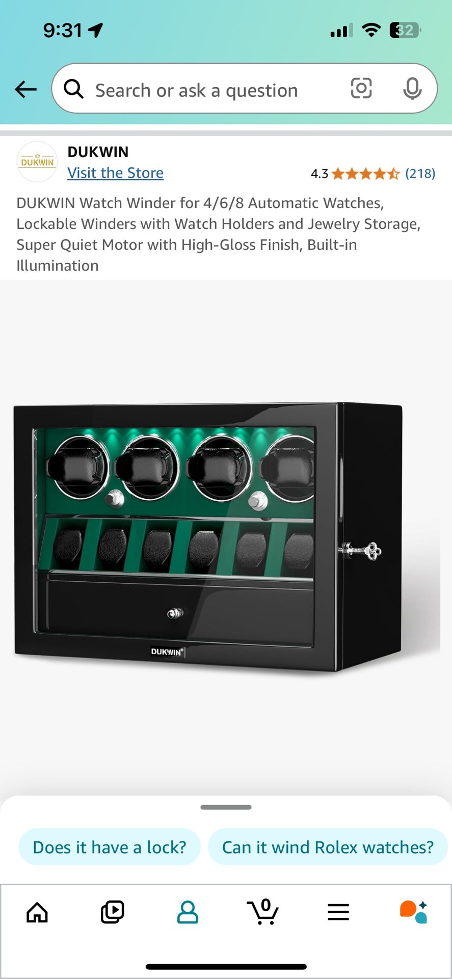 Watch Winder 4 Automatic Watches