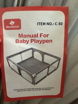 Baby playpen 59x71 Open box