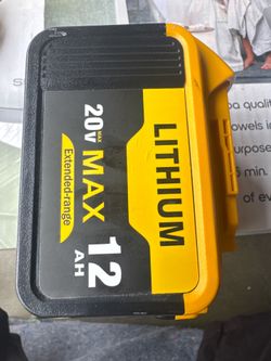 20V MAX 12Ah Li-Ion Replacement Battery DCB200 Extended Range