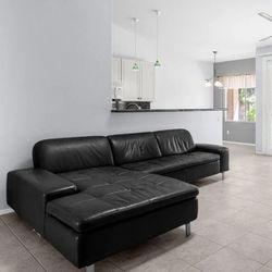 Leather Sectional Couch