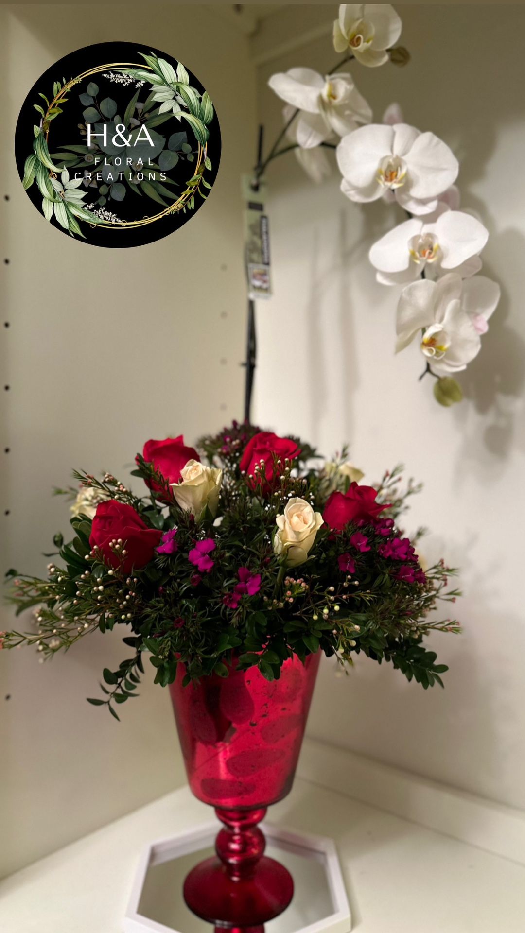 Floral arrangements for Valentine's Day