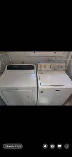 Wash and dryer 200 dollars cash