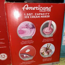 Americana® COLLECTION 1.5QT. CAPACITY CE CREAM MAKER