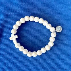 Elevated Faith Bone-look Bracelet, Expandable 