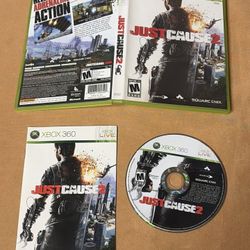 Just Cause 2 (Microsoft Xbox 360, 2010) Complete and Tested