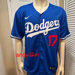 Los Angeles Dodgers  Shohei Ohtani #17 Blue  Stitched Jersey 