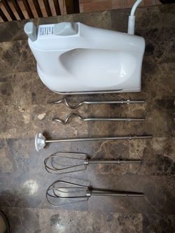 KitchenAid 5-Speed Ultra Power Hand Mixer with Attachments - White