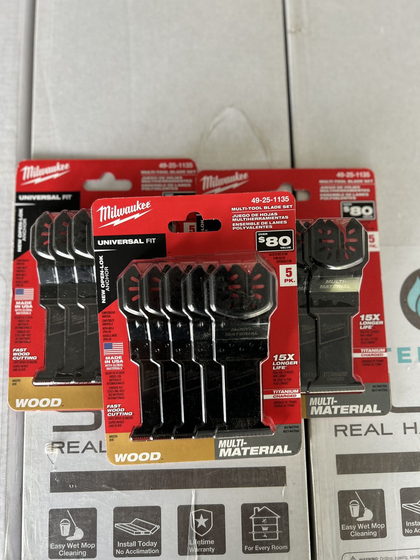 Milwaukee 1-3/8in Multi Tool Oscillating Blade 5pk (3 Units)