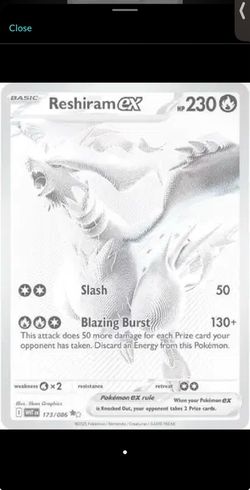 Reshiram BWR (READ DESCRIPTION)