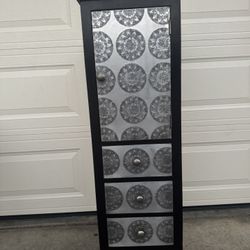 Black silver Lingerie chest 