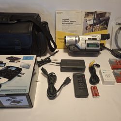 Sony Handycam Digital8 Hi8 8mm TRANSFER BUNDLE 