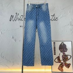 Louis Vuitton new monogram washed jeans
