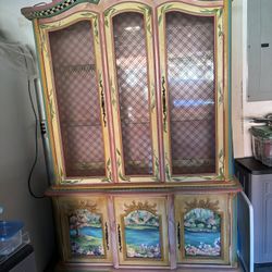 Display Case Hand painted 