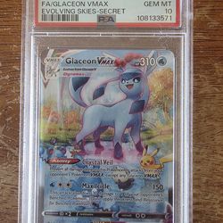 Glaceon vmax psa 10