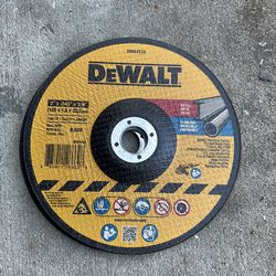 Dewalt 7” cust off disc