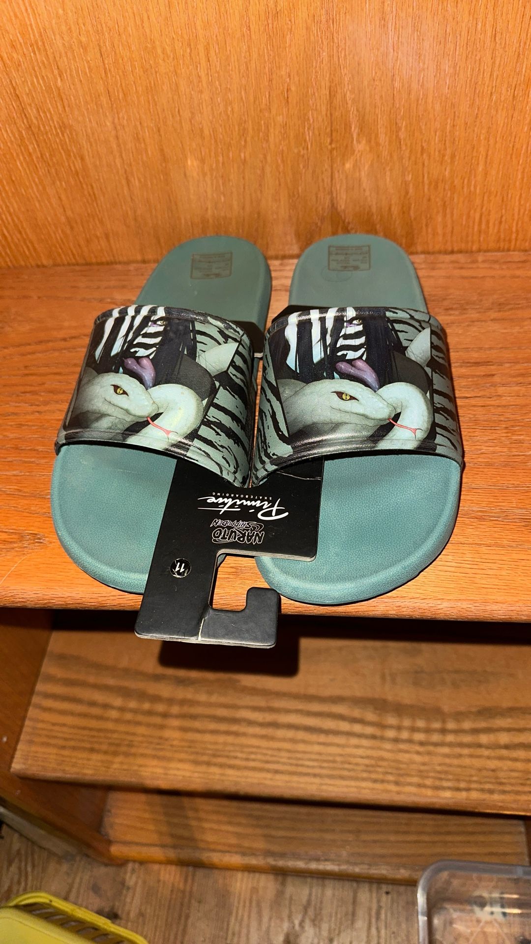 Primitive Skateboarding x Naruto Shippuden Slides, NEW