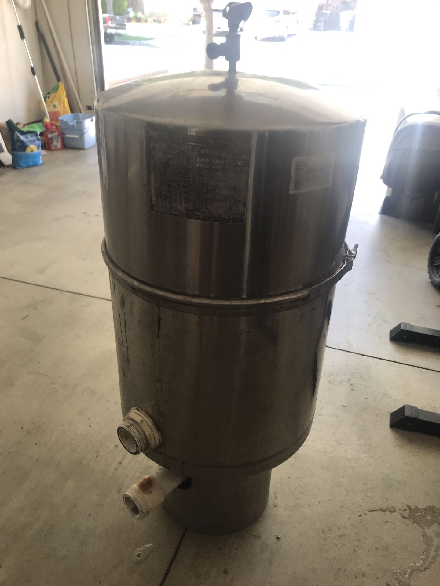 Pool Filter (48 sq ft) American Titan Stainless Steel Vertical Grid for