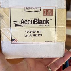 Ikonics AccuBlack Inkjet Film