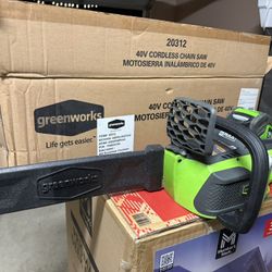 40V 16" Cordless Battery Chainsaw (Tool And Battery Charger Only) Battery Is Not Included , Available For Pickup Only At 27713 